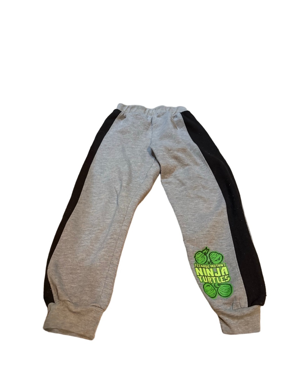 Teenage Mutant Ninja Turtles Grey & Black Boys' Sweatpants Size 6